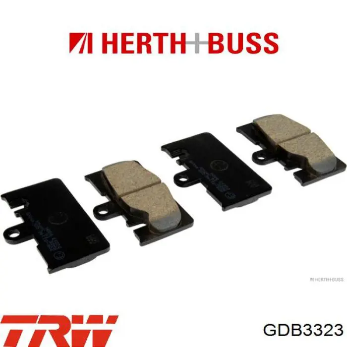 Задні дискові колодки TRW GDB3323