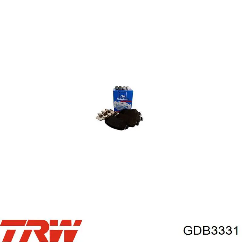 Купити GDB3331 TRW Колодки гальмівні передні, дискові