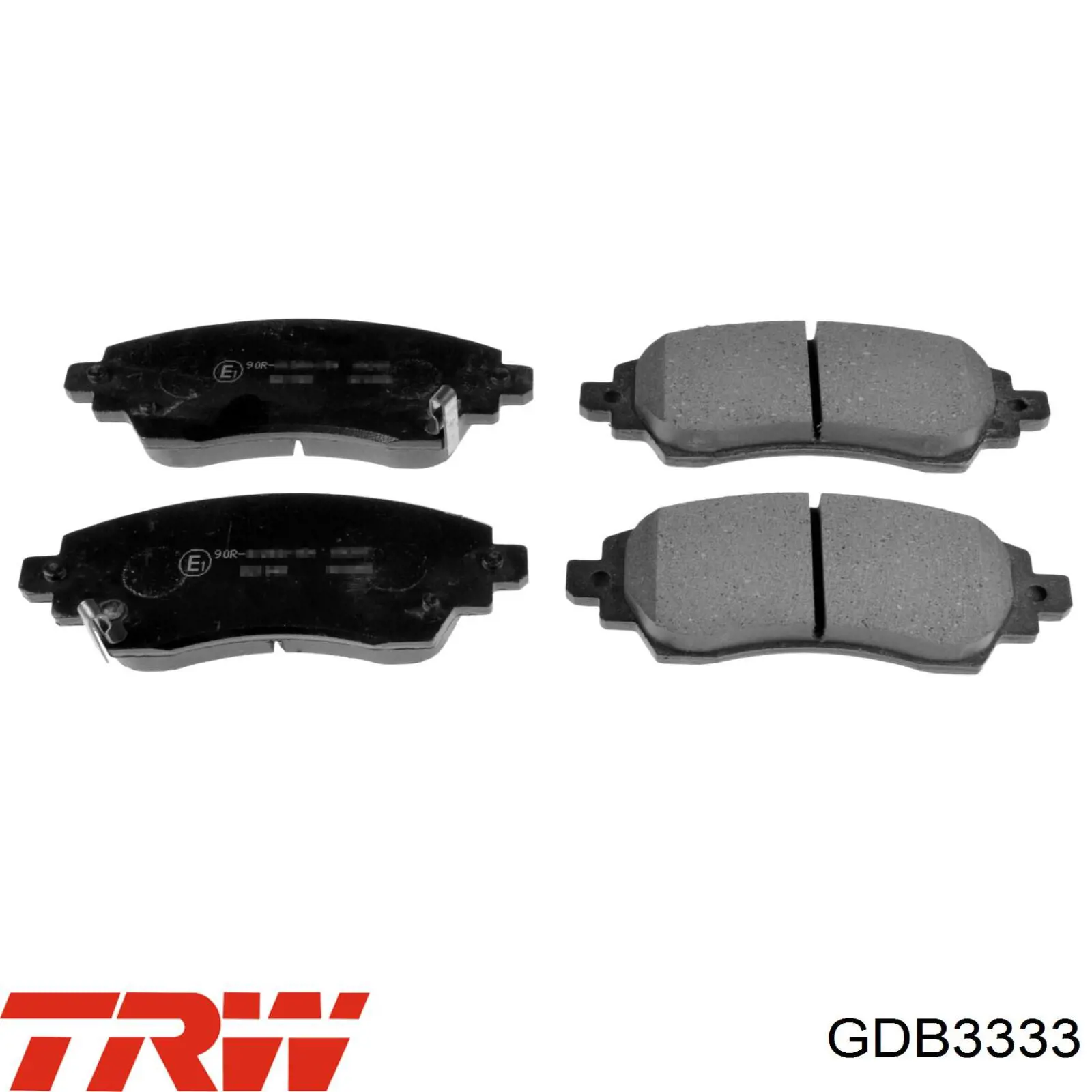 GDB3333 TRW колодки гальмівні передні, дискові