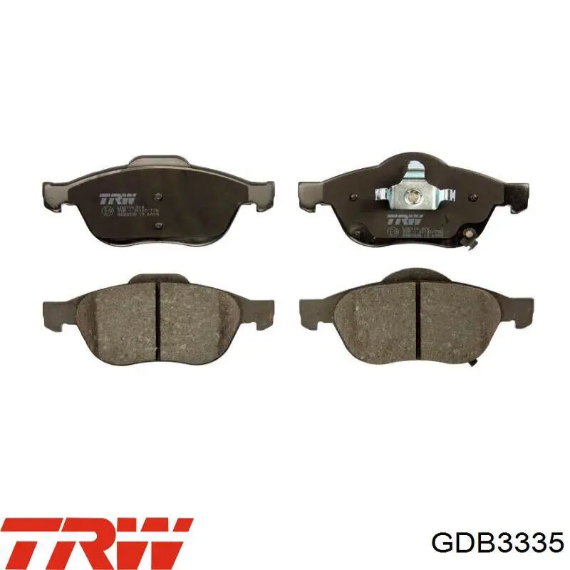Гальмівні колодки TRW GDB3335 ціна, від 23.68 USD