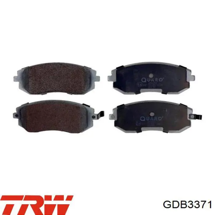 Купити GDB3371 TRW Колодки гальмівні передні, дискові