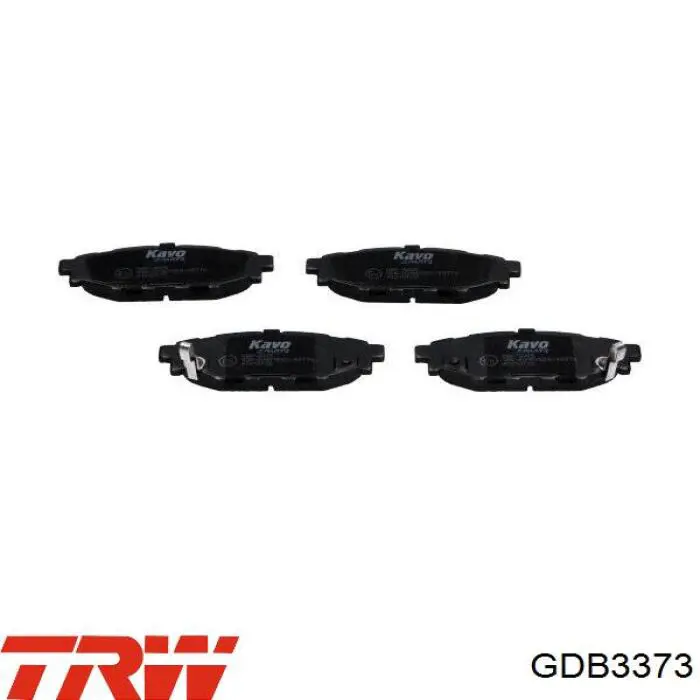 Задні дискові колодки TRW GDB3373