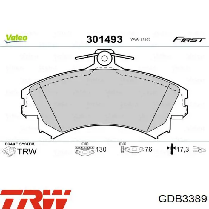 Купити 4605A658 Mitsubishi Колодки гальмівні передні, дискові