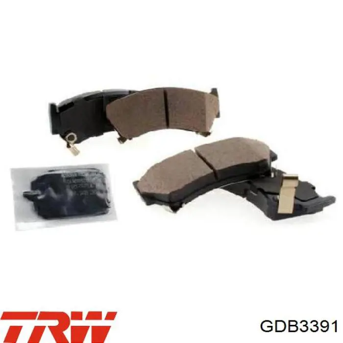 Гальмівні колодки TRW GDB3391 ціна, від 17.72 USD