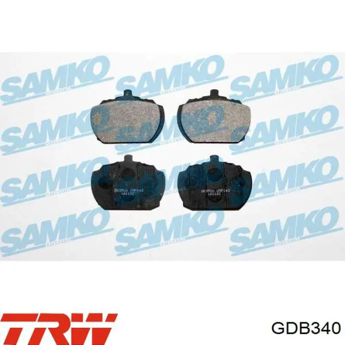 Купити 5SP143 Samko Колодки гальмівні передні, дискові