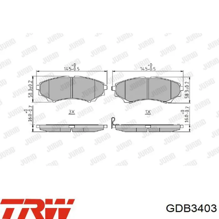 Тормозні колодки Bosch 986494587