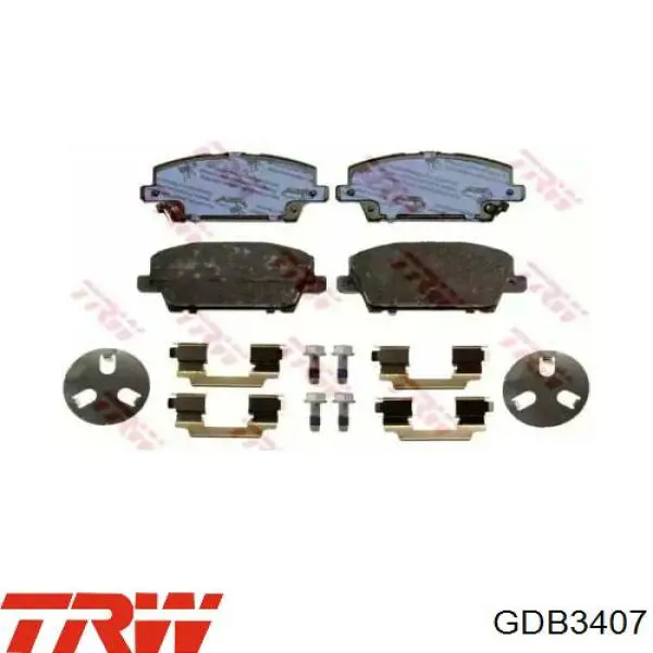 Тормозні колодки TRW GDB3407