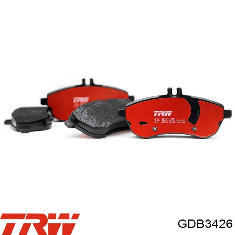Купити GDB3426 TRW Задні колодки