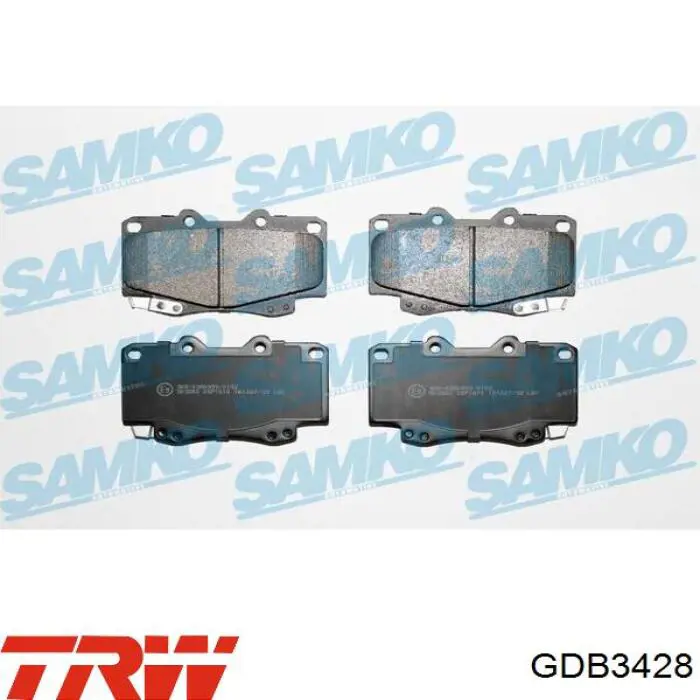 Тормозні колодки TRW GDB3428