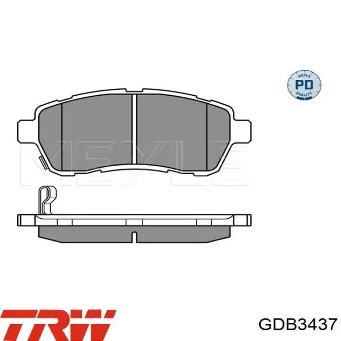 Тормозні колодки TRW GDB3437