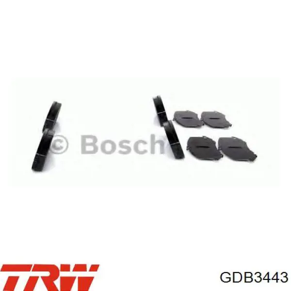 Гальмівні колодки TRW GDB3443 ціна, від 26.41 USD
