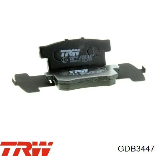 Купити GDB3447 TRW Задні колодки