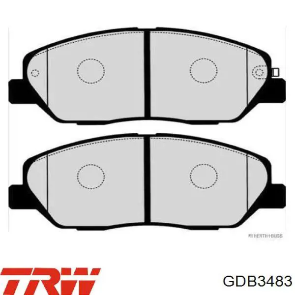 Тормозні колодки TRW GDB3483