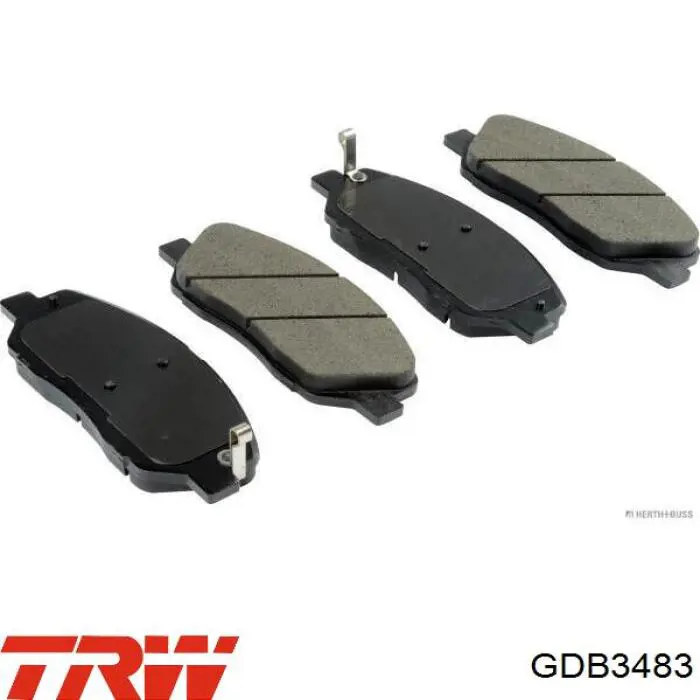 Гальмівні колодки TRW GDB3483 ціна, від 26.84 USD