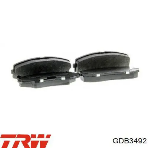 Гальмівні колодки TRW GDB3492 ціна, від 35.98 USD