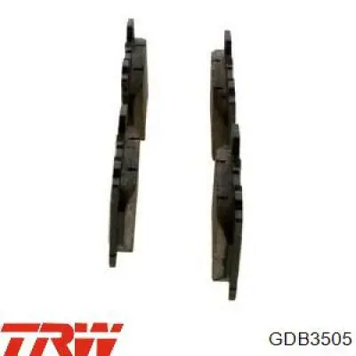 Купити GDB3505 TRW Колодки гальмівні передні, дискові