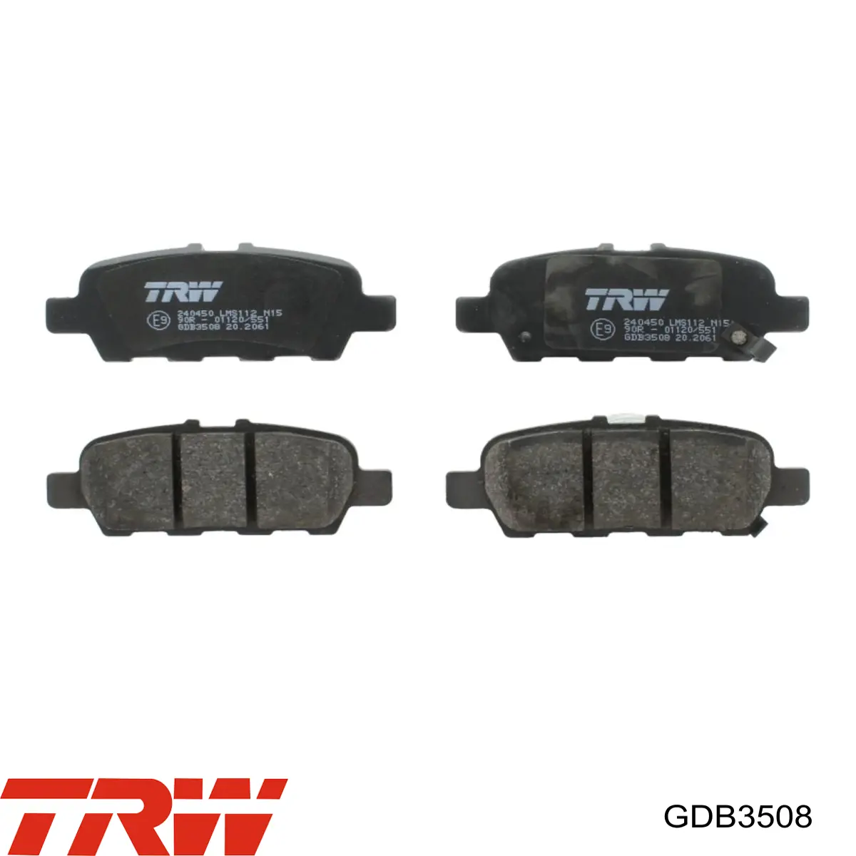 Задні дискові колодки TRW GDB3508