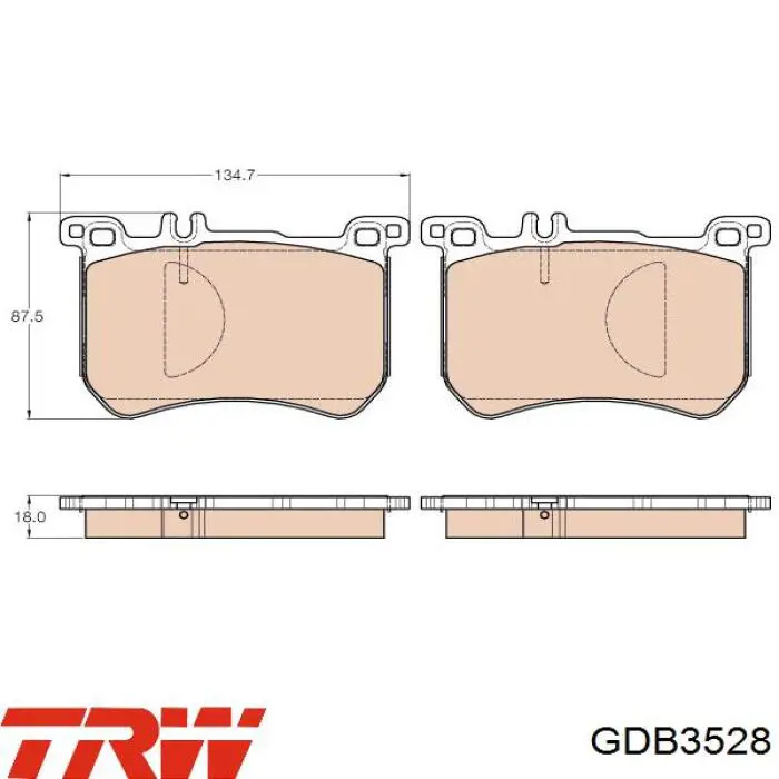 Гальмівні колодки MarkBest MRB20037 ціна, від 23.68 USD