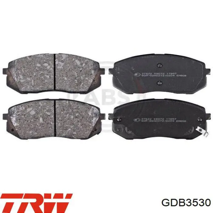 Передні тормозні колодки GDB3530 TRW