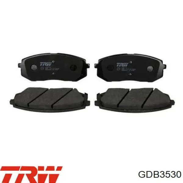 Купити GDB3530 TRW Колодки гальмівні передні, дискові