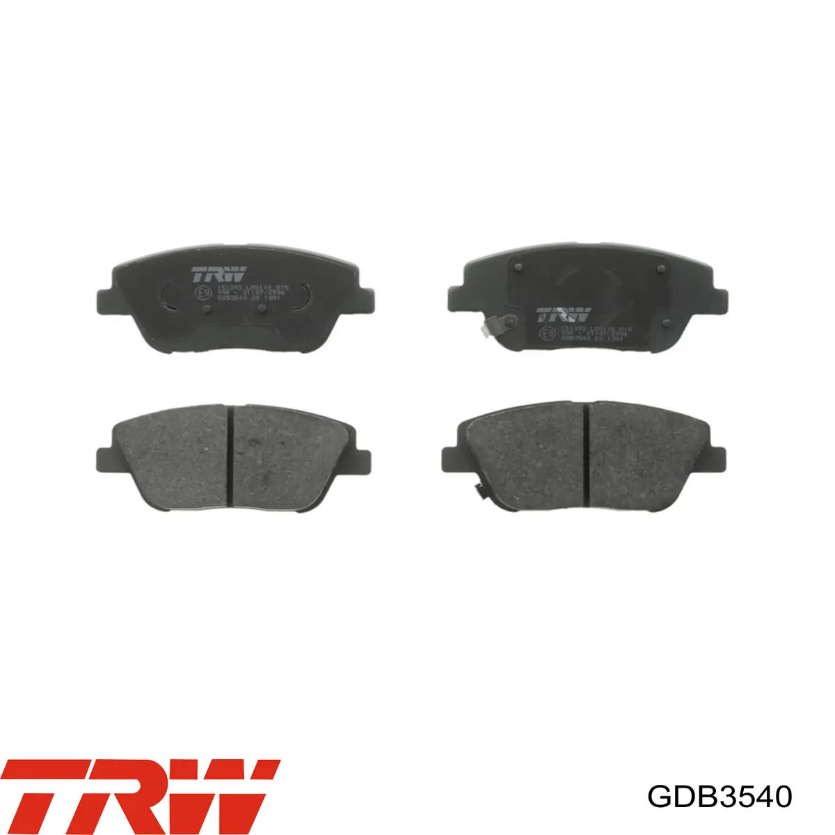 Тормозні колодки TRW GDB3540