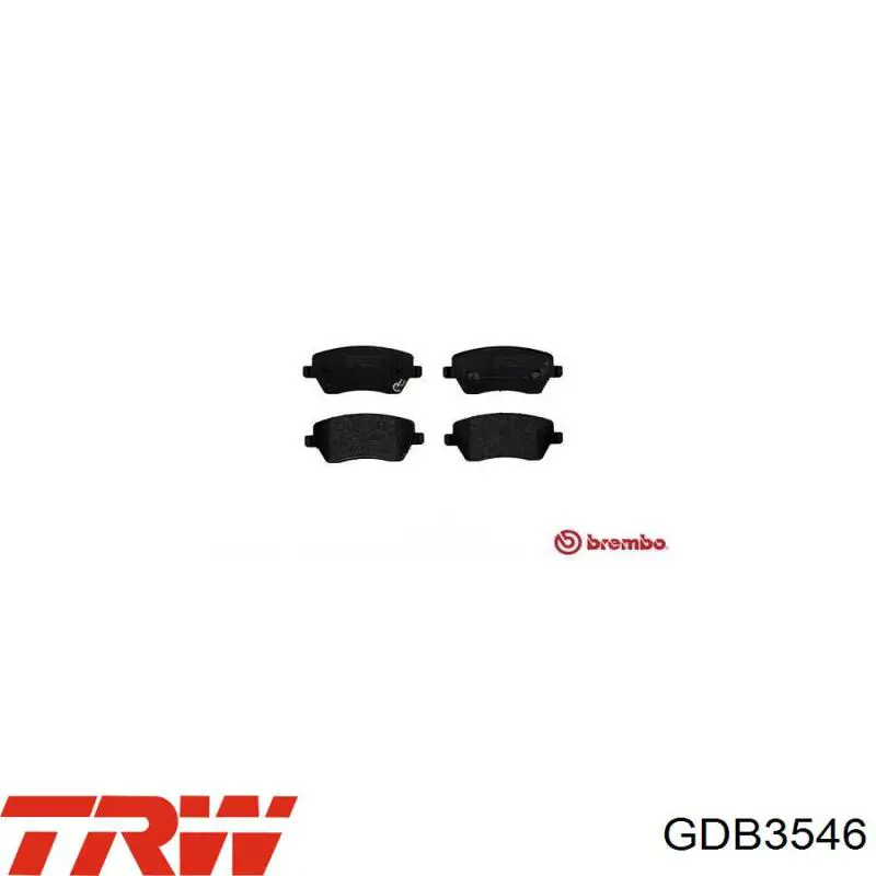 Тормозні колодки TRW GDB3546