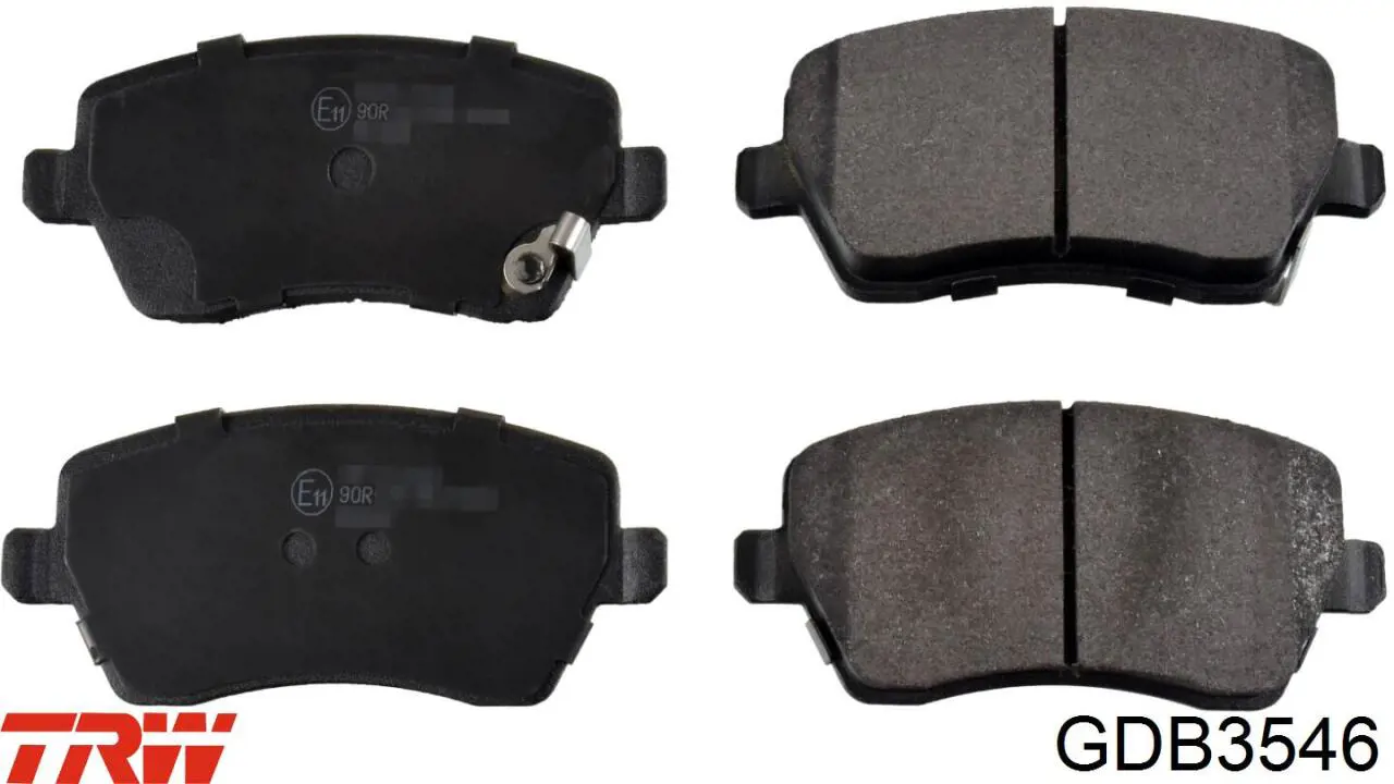 Гальмівні колодки TRW GDB3546 ціна, від 27.51 USD