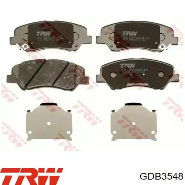 Гальмівні колодки TRW GDB3548 ціна, від 25.34 USD