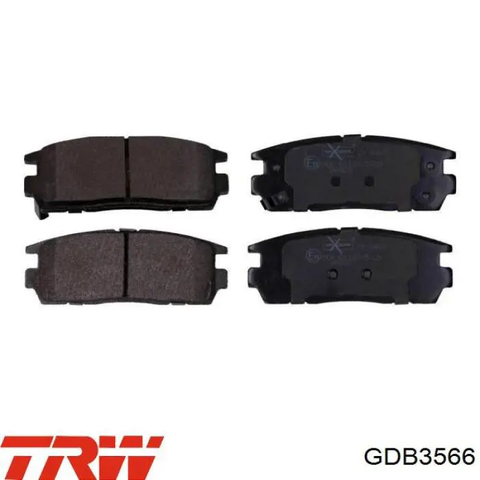 Задні гальмівні колодки TRW GDB3566 ціна, від 20.55 USD
