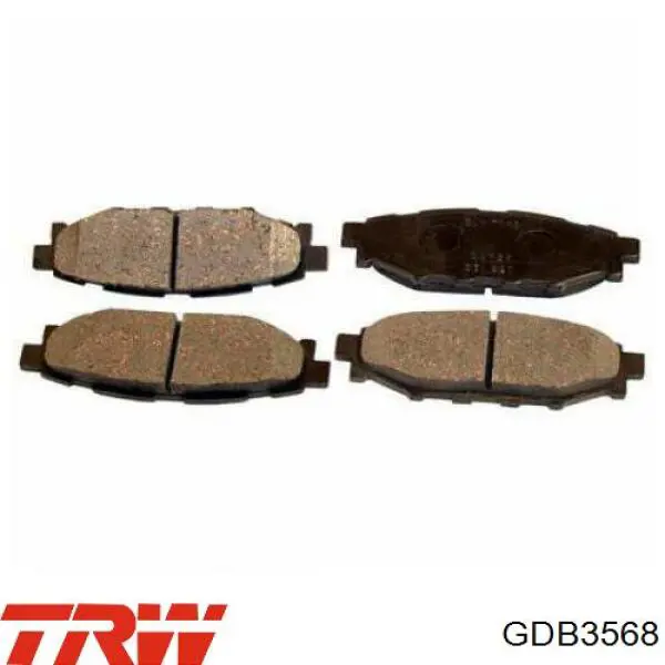 Задні дискові колодки TRW GDB3568