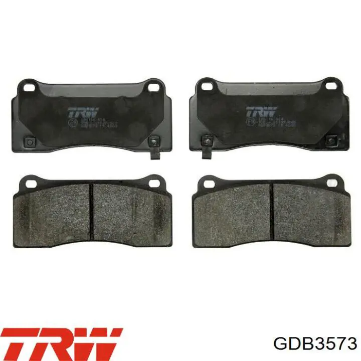 Задні гальмівні колодки GDB3573 TRW