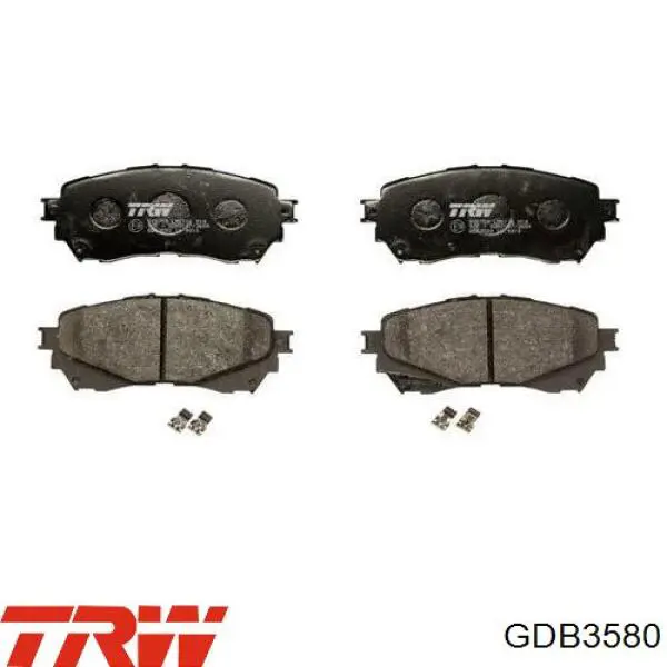 Гальмівні колодки TRW GDB3580 ціна, від 50.41 USD
