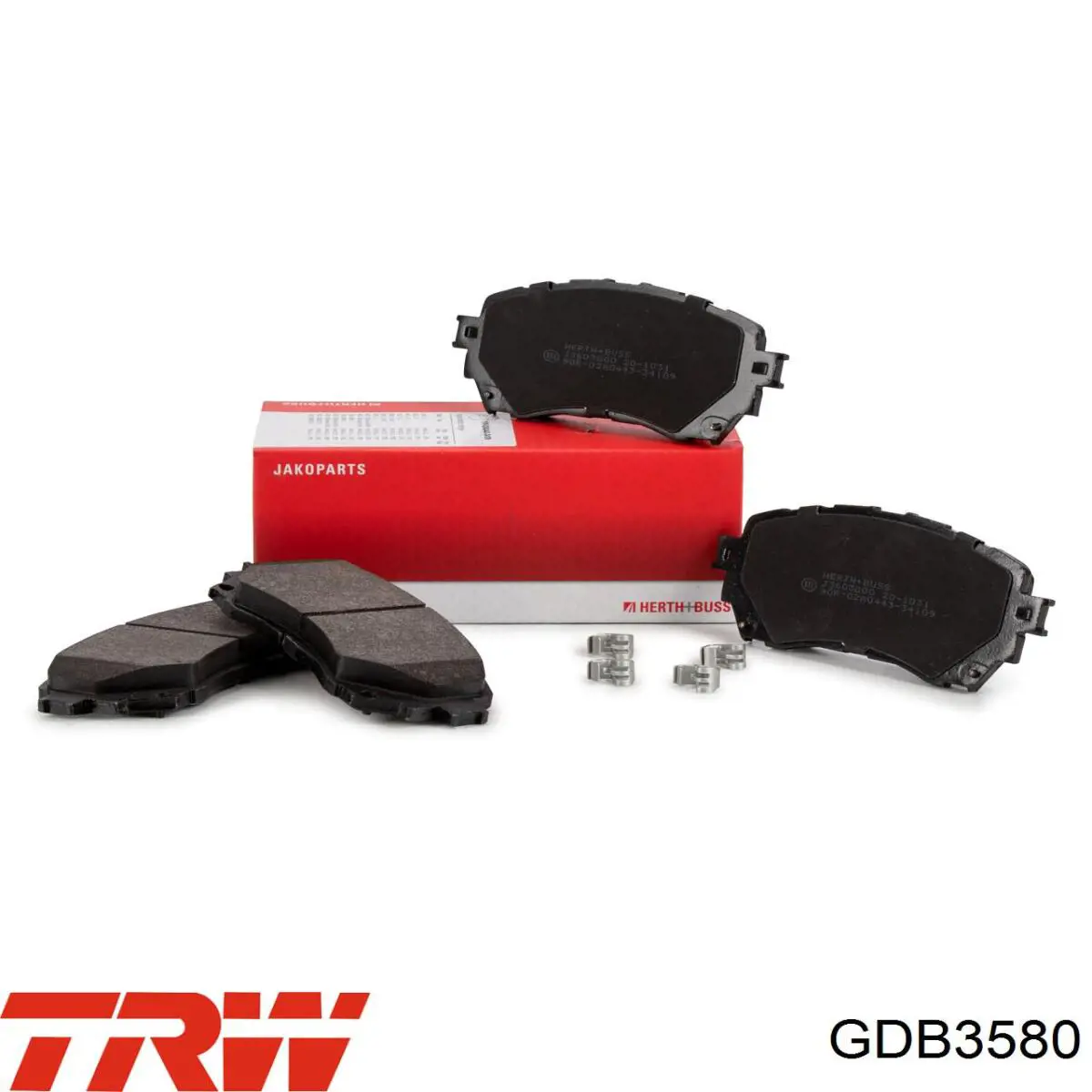 Купити GDB3580 TRW Колодки гальмівні передні, дискові