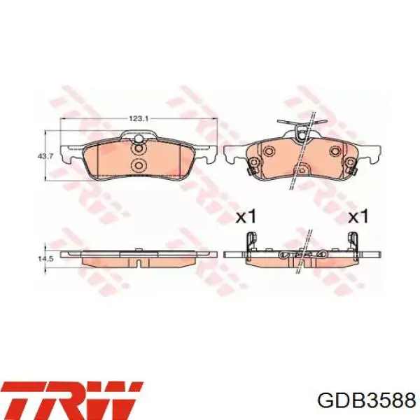 QP7702C Quaro Колодки гальмівні задні, дискові