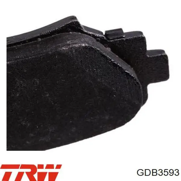 Купити GDB3593 TRW Задні колодки