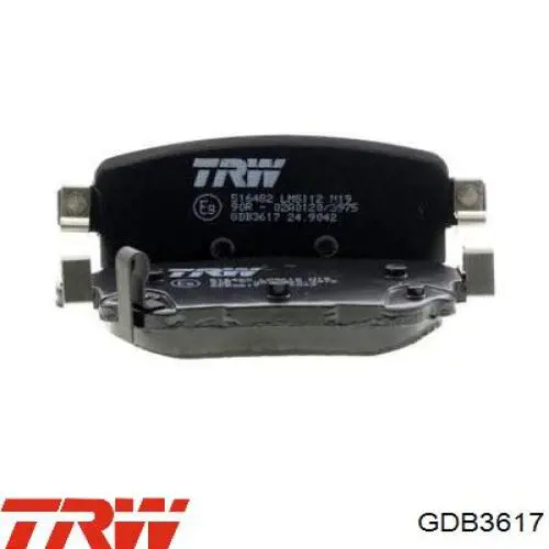 Задні гальмівні колодки TRW GDB3617 ціна, від 31.21 USD