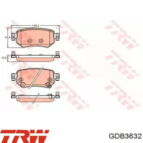 Задні дискові колодки Power Stop 161874