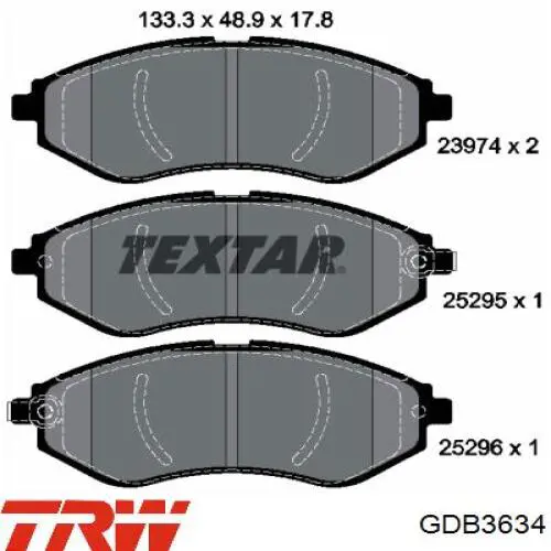 Купити T2102013 Toko cars Колодки гальмівні передні, дискові