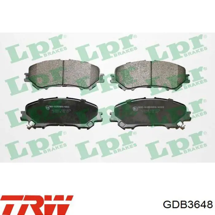 Гальмівні колодки TRW GDB3648 ціна, від 36.66 USD