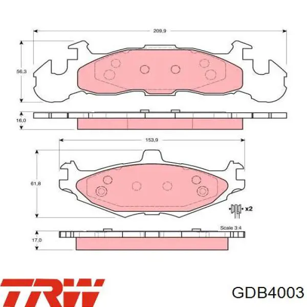 Гальмівні колодки Wagner ZX219 ціна, від 24.83 USD