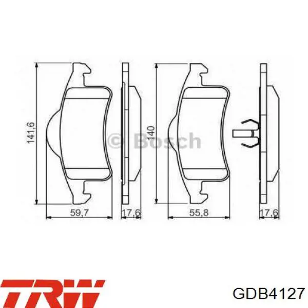 Купити 5011978AA Chrysler Задні колодки