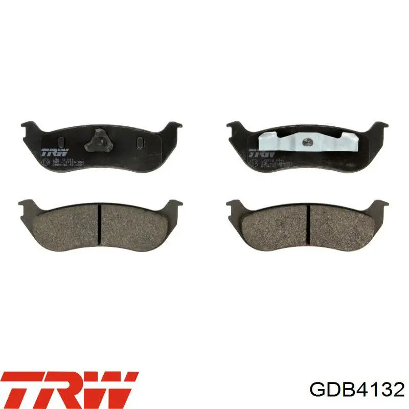 Купити GDB4132 TRW Задні колодки