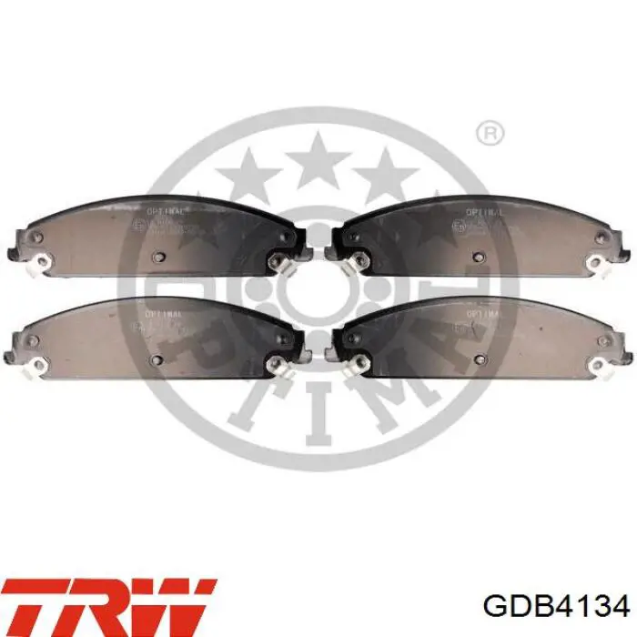 Купити GDB4134 TRW Колодки гальмівні передні, дискові
