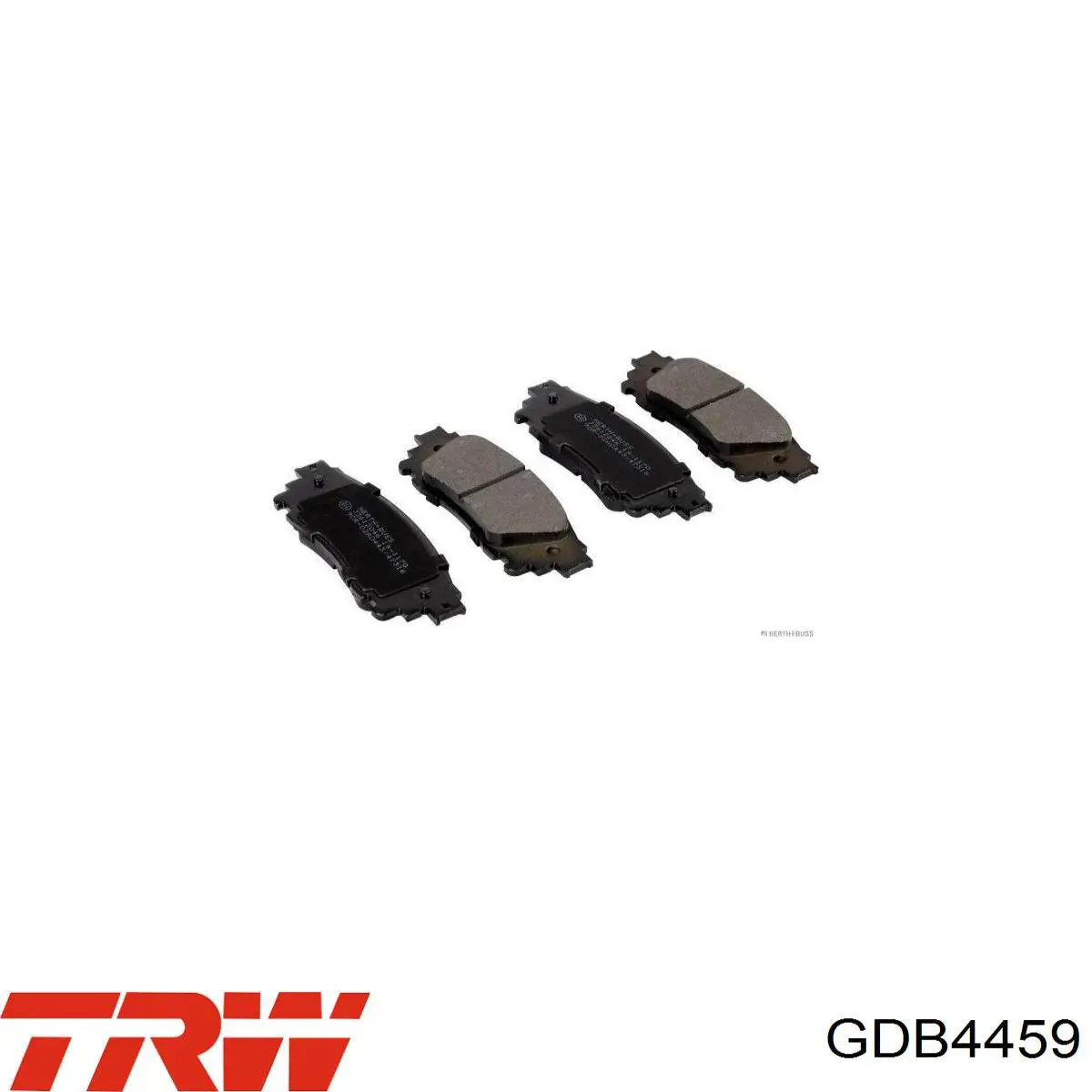 Задні гальмівні колодки GDB4459 TRW