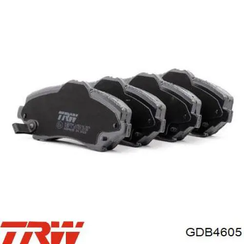 Купити GDB4605 TRW Колодки гальмівні передні, дискові