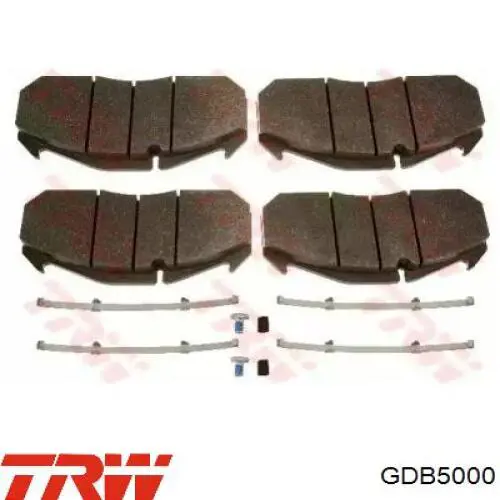Передні тормозні колодки CVP013K DON