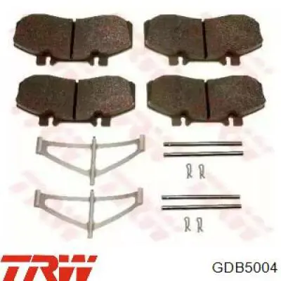Купити GDB5004 TRW Колодки гальмівні передні, дискові