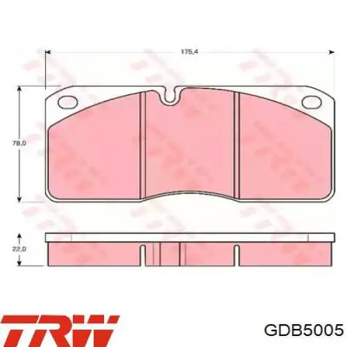 Гальмівні колодки GP 10733 ціна, від 43.63 USD