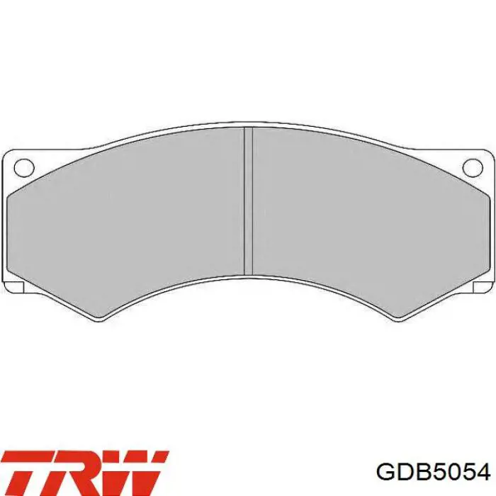 Передні тормозні колодки GDB5054 TRW