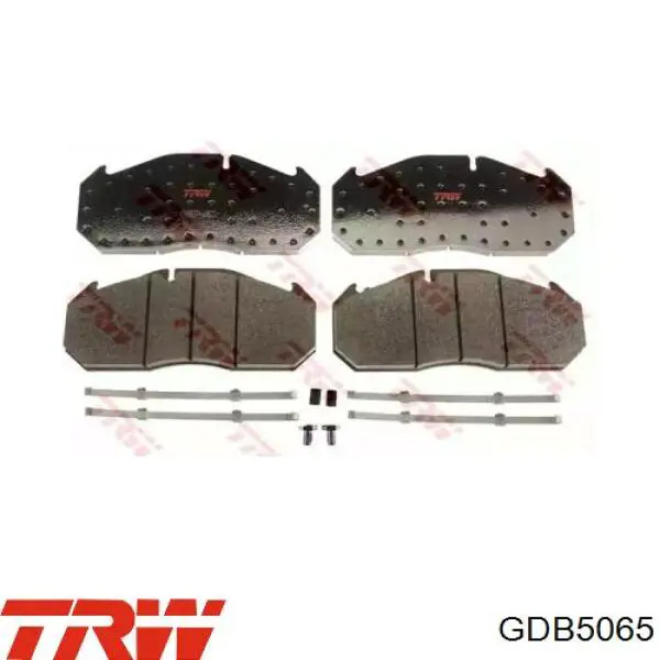 Передні тормозні колодки GDB5065 TRW